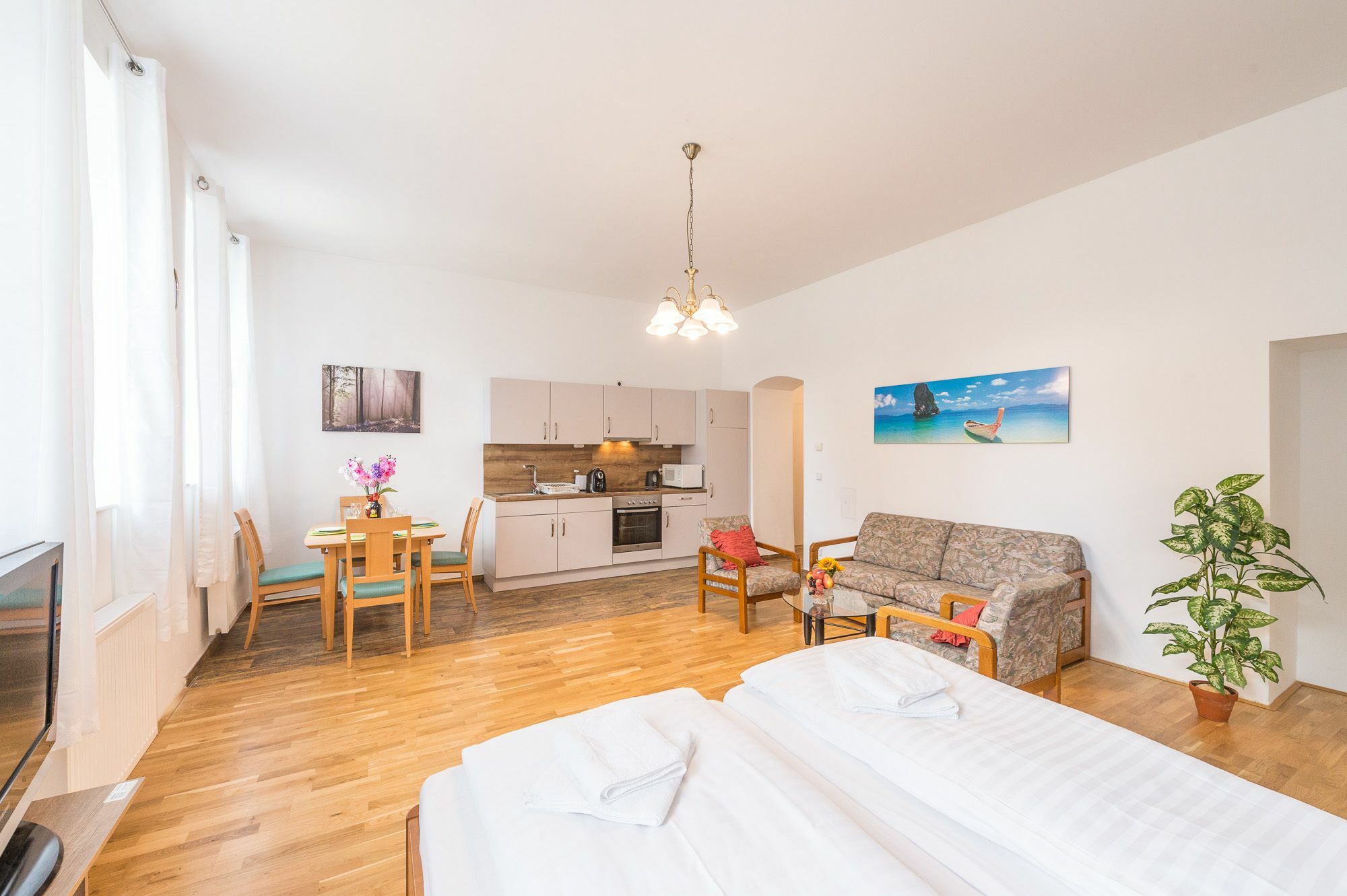 Goldfisch Apartment Am Augartenpark Viena Exterior foto